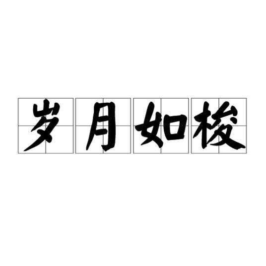 岁月如梭（汉语成语）