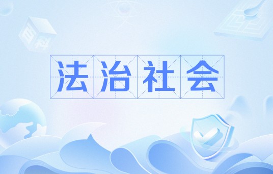 法治社会（指依法治理的社会）