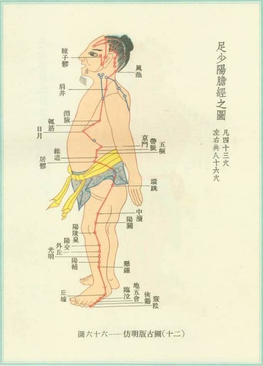 足少阳胆经