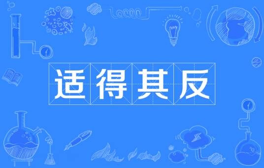 适得其反
