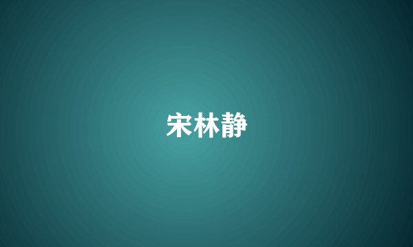 宋林静