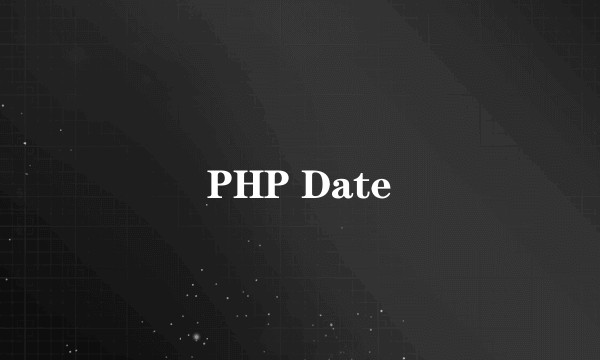 PHP Date