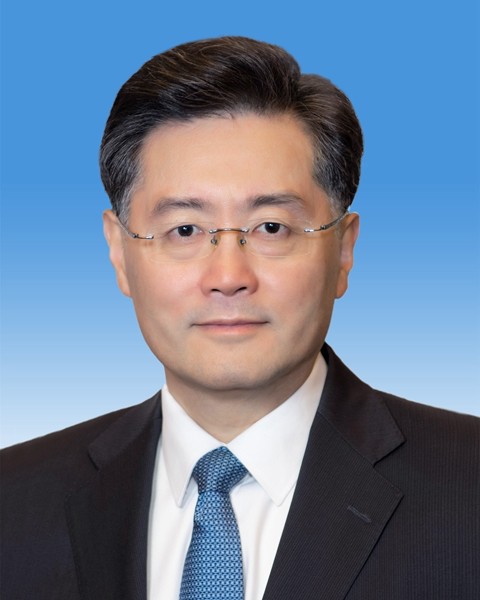秦刚（原中共二十届中央委员，外交部原部长）