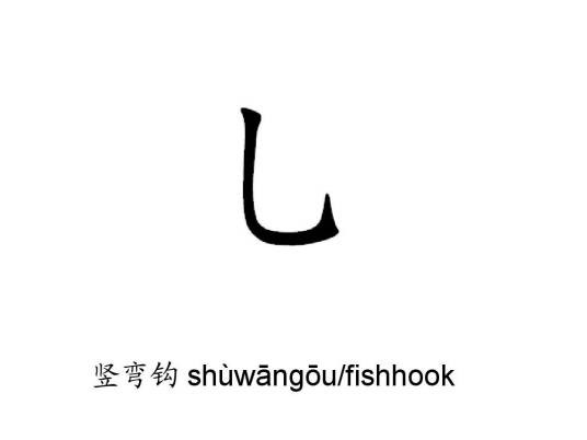 竖弯钩(汉字笔画之一)