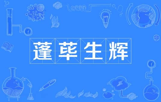 蓬荜生辉