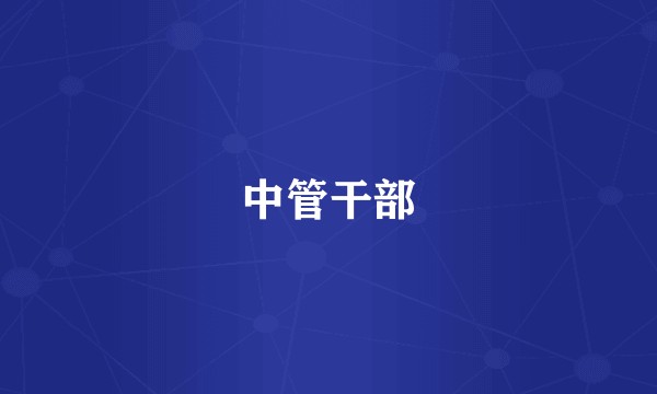 中管干部