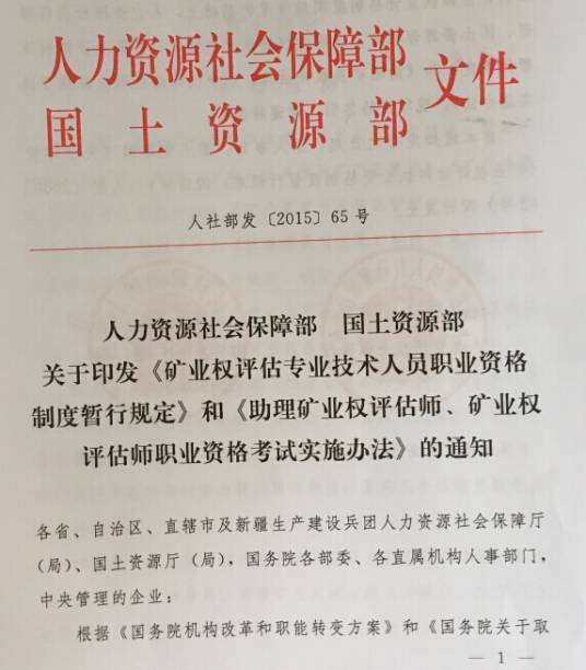 矿业权评估师