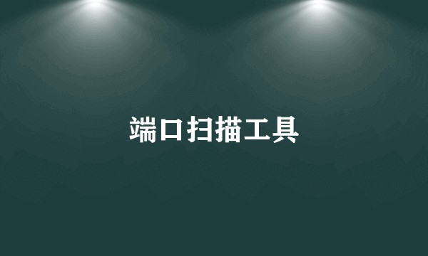 端口扫描工具