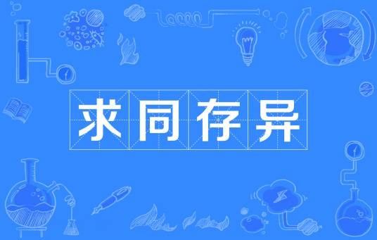 求同存异(汉语成语)