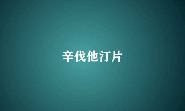 辛伐他汀片