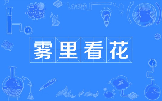雾里看花(汉语成语)