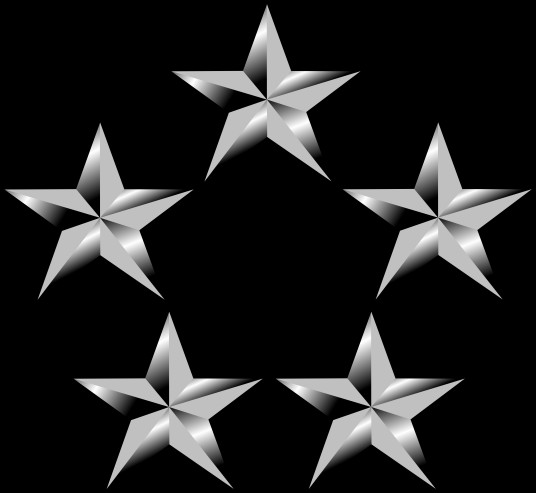 五星上将（美国军队第三高军衔）