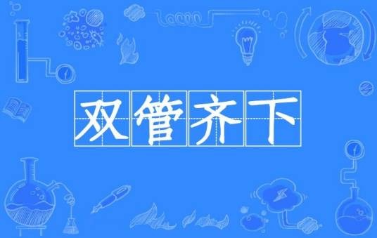 双管齐下(汉语成语)