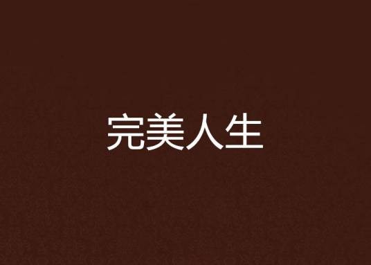 完美人生（刀一耕创作的都市生活类网络小说）