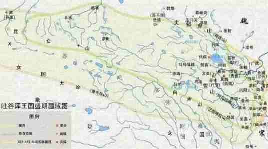 吐谷浑（西晋末年鲜卑人慕容吐谷浑建立的地方政权）