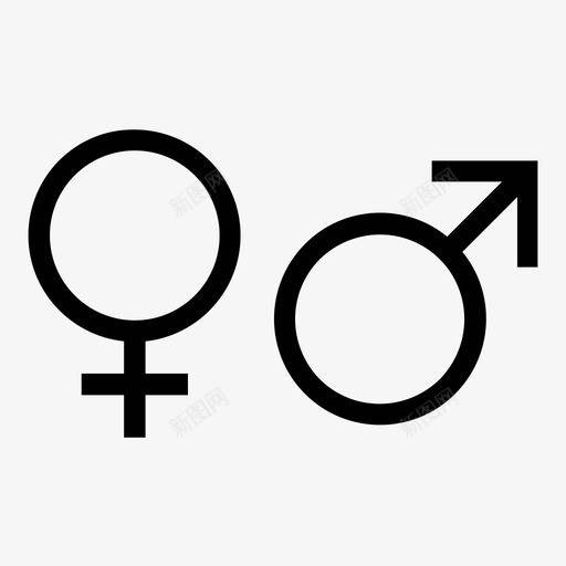 性别符号（表示人类男、女性别的符号标识）