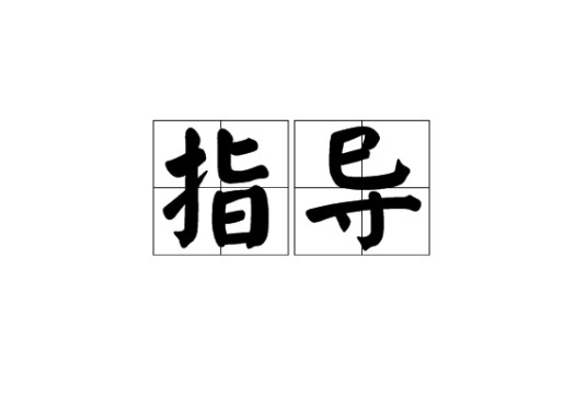 指导(汉语词语)