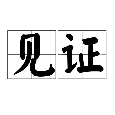 见证（汉语词汇）