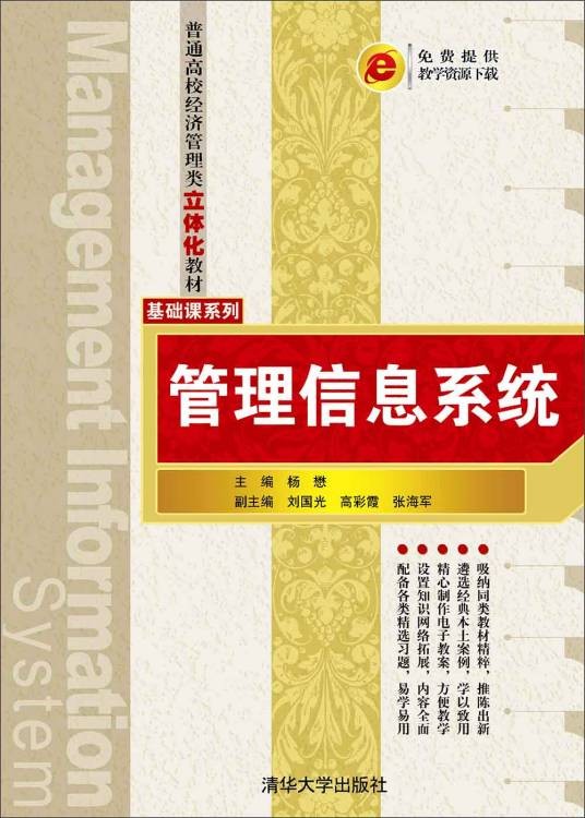 管理信息系统(2016年杨懋、刘国光、高彩霞、张海军编写,清华大学出版社出版的图书)