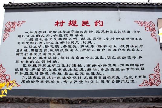 村规民约