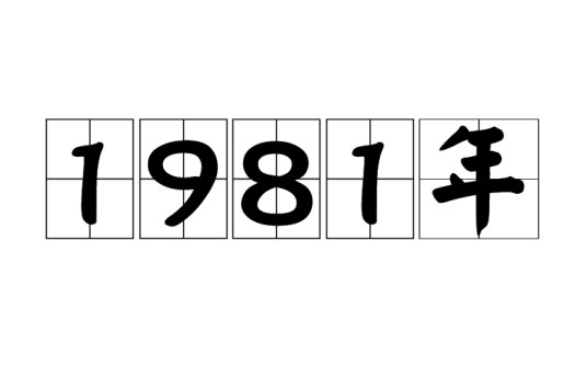1981年