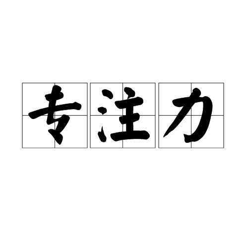 专注力（汉语词汇）
