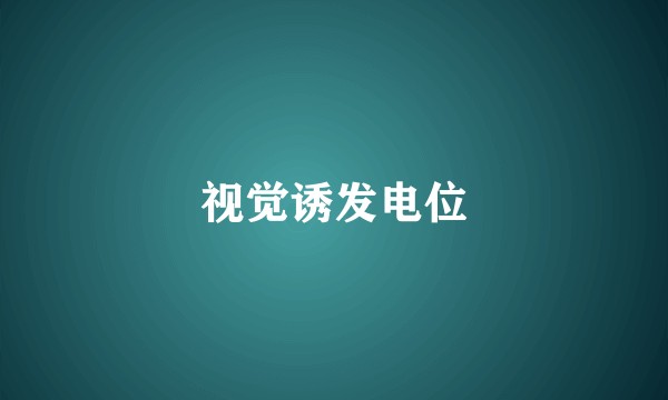 视觉诱发电位
