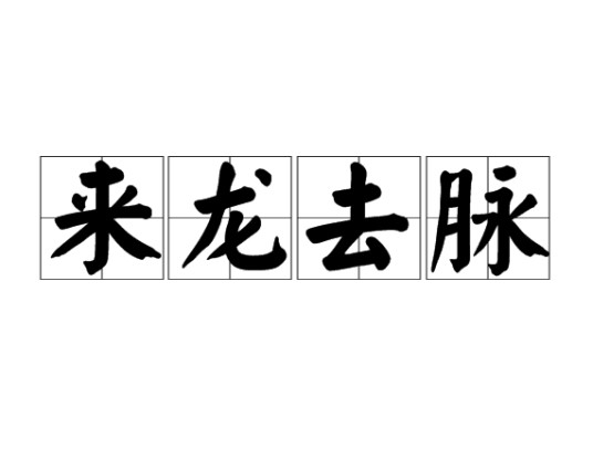 来龙去脉（汉语成语）