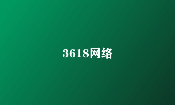 3618网络