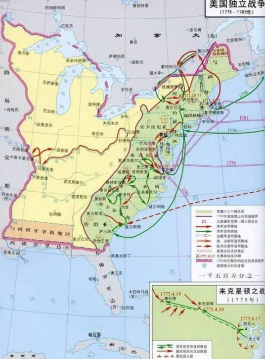 美国独立战争(1775—1783年美国独立的革命战争)