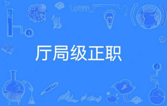 厅局级正职