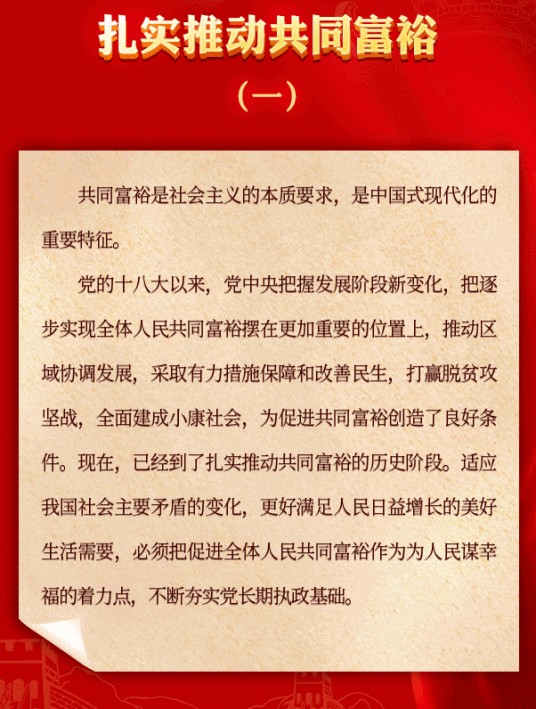 扎实推动共同富裕