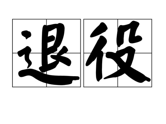退役(汉语词语)
