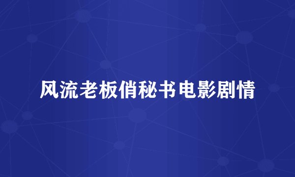 风流老板俏秘书电影剧情