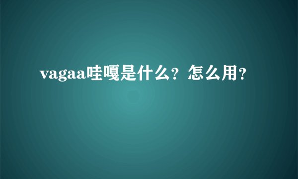 vagaa哇嘎是什么?怎么用?