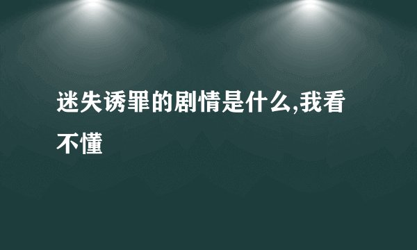 迷失诱罪的剧情是什么,我看不懂