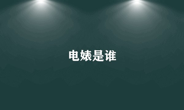 电婊是谁