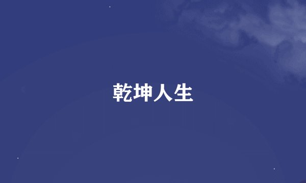 乾坤人生