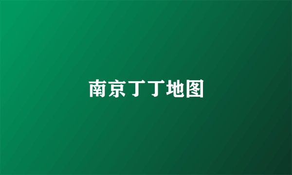 南京丁丁地图