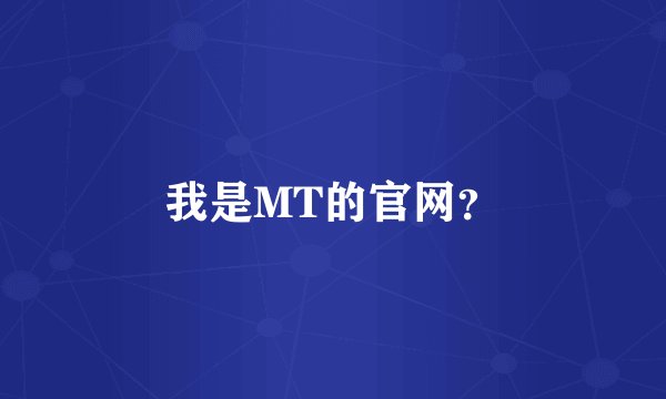 我是MT的官网？
