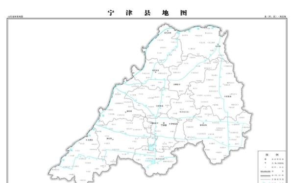德州市宁津县地图