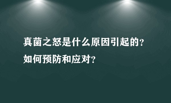 真菌之怒是什么原因引起的？如何预防和应对？