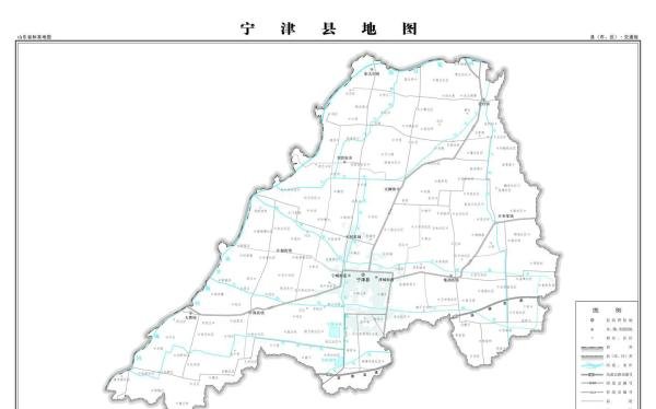 德州市宁津县地图
