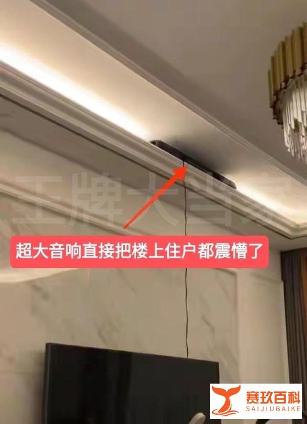 楼上噪音太大，女子多次沟通无果直接用音响反击，对方被震懵
