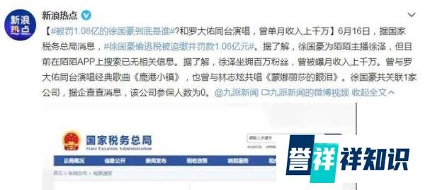 被罚1.08亿的徐国豪到底是谁？
