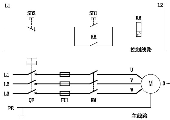 380v的交流接触器接线图是什么?