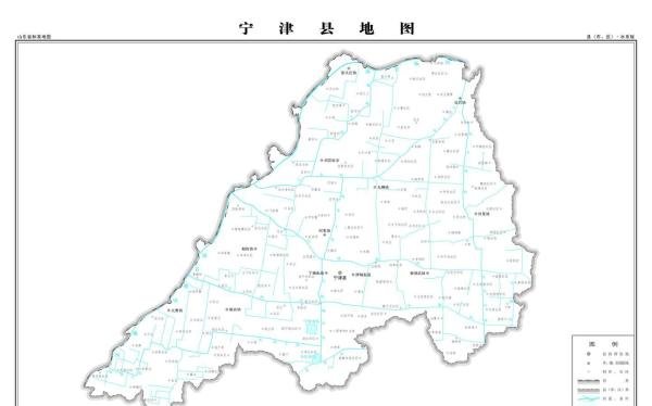 德州市宁津县地图