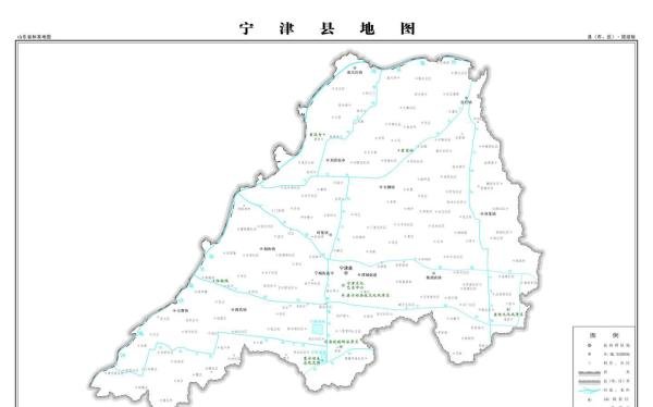 德州市宁津县地图