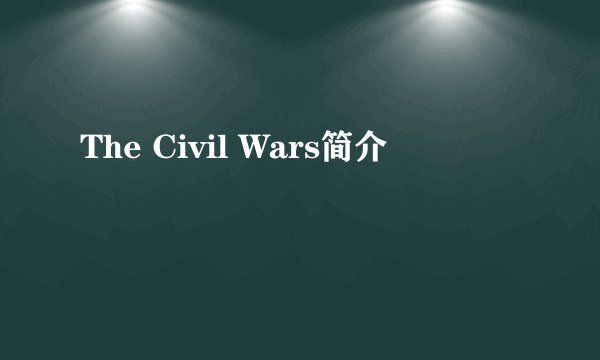 The Civil Wars简介