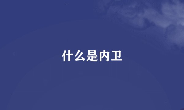 什么是内卫